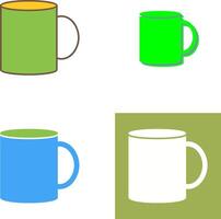 Coffee Mug Icon Design vector