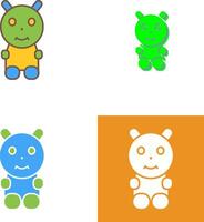 Unique Toys Icon Design vector