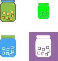 Sugar Bottle Icon Design vector