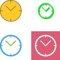 Unique Clock Icon Design vector