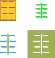 Unique Center Align Icon Design vector