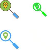 Unique Tracking Services Icon Design vector