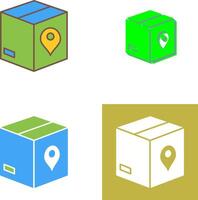 Unique Tracking Services Icon Design vector