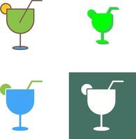 Unique Drinks Icon Design vector