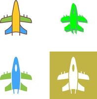 Military Plane Icon Design vector