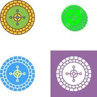 ruleta icono diseño vector