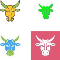 diseño de icono de vaca vector