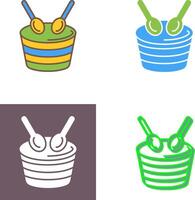 Drum Icon Design vector