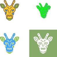 Giraffe Icon Design vector