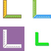 square Ruler Icon Design vector