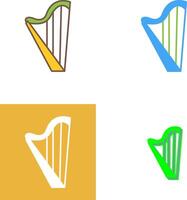 Harp Icon Design vector