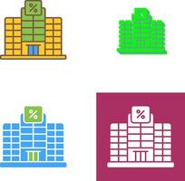 Building Icon Design vector