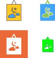 Hanging Painting Icon Design vector