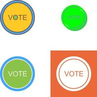 Vote Link Icon Design vector