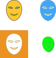 Ancient Face Mask Icon Design vector