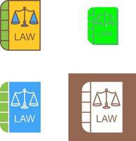 Law and Order Icon Design vector