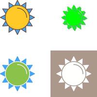 diseño de icono de sol vector