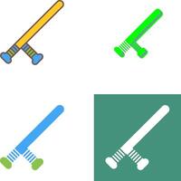 Baton Icon Design vector