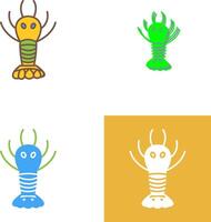 Lobster Icon Design vector