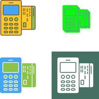 Card Machine Icon Design vector