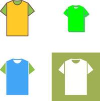 llanura t camisa icono diseño vector