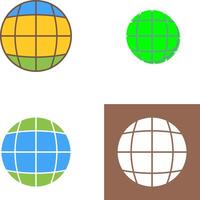 Globe Icon Design vector