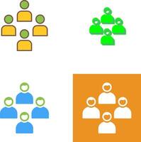 Network Group Icon Design vector