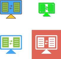 File Sharing Icon Design vector