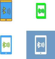 Connected Device Icon Design vector