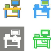 Table Icon Design vector