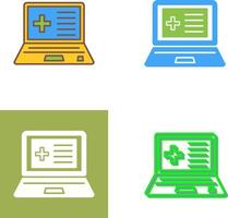 Laptop Icon Design vector