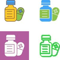 Pill Icon Design vector