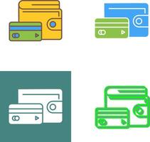 Wallet Icon Design vector