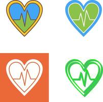 cardiograma icono diseño vector