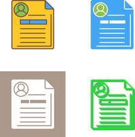 Contact Icon Design vector