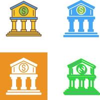 diseño de icono de banco vector