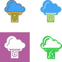 Cloud Computing Icon Design vector