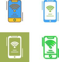 Wifi señal icono diseño vector