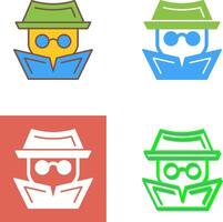 Hacker Icon Design vector