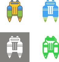 Jetpack Icon Design vector