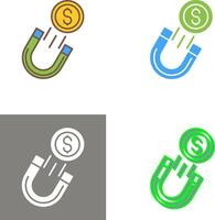 Stealing Money Icon Design vector