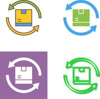 Product Return Icon Design vector