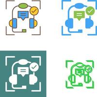 Technical Support Icon Design vector