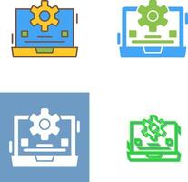 Laptop Icon Design vector