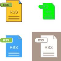 RSS Icon Design vector