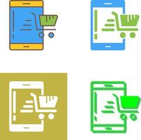 Online Shop Icon Design vector