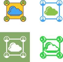 Network Icon Design vector