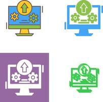 Upload Icon Design vector