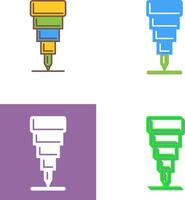 Fine Tip Pen Icon Design vector