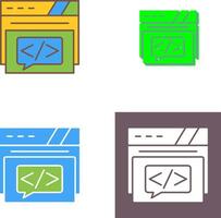 Message Icon Design vector